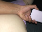 Preview 3 of (Cheating while on Phone) I came in the pussy while she talked on phone with HUSBAND on lunch break