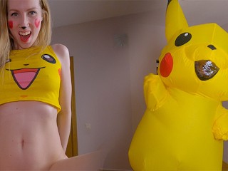 Pikachu Tiener Gebruikte Haar Rijvaardigheden Om Zwanger Te Worden! Super Effectief!