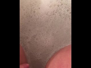 Playing with myself in bubble bath 