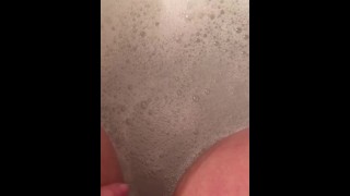 Playing with myself in bubble bath 