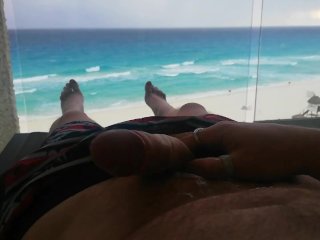 Outdoor Balcony Jerkoff