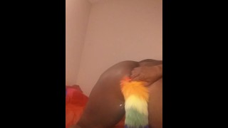 Colorful butt plug