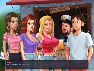 SummertimeSaga THEY FIGHT TO SHOW ME THEIR TITTIES PART 44