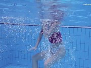 Preview 3 of Elena Proklova underwater mermaid in pink dress