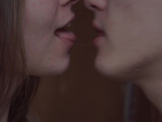 Nipple Sucking Sloppy Romantic_Kissing and Neck Licking Nympho_Couple