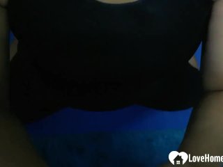 Stepmom sucks him off after her workout