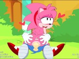 Amy Rose Fucks Sonic - Sonic Hentai
