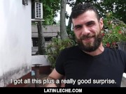 Preview 2 of 🔥Hairy Latin Hunk Has Bareback Sex With Two Young Studs