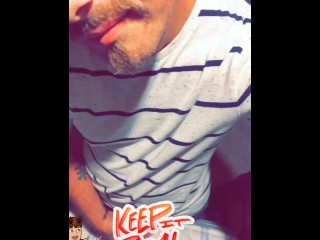 Snapchat Caught me Rockin out with my Cock out