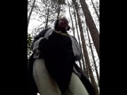 Preview 1 of Pissing in the woods #1