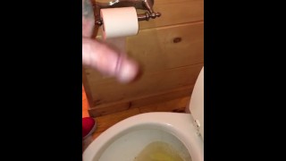 Pissing after a nut 