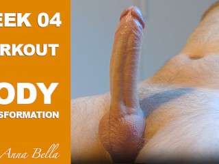 Week 04 Body Transformation - Masturbation after Workout - Ruined Orgasm