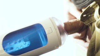 Robotic Male Sex Toy Blowjob Machine With Fleshlight And Slow Motion