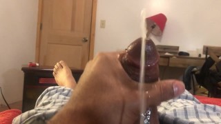 HUGE Load Blowing Lots Of CUM And Stroking Hard Cock