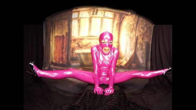 Watch Bondage Video:Bravo Models Cosplay 3D VR videos - 356 Rebecca Black - Pink spandex costum