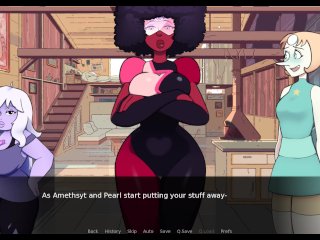 GEM BLAST - STEVEN UNIVERSE - FOLLATE A PERLA, AMATISTA Y GRANATE