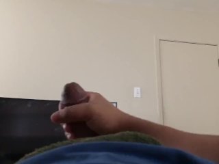 Playing_with my dick until_I make a mess