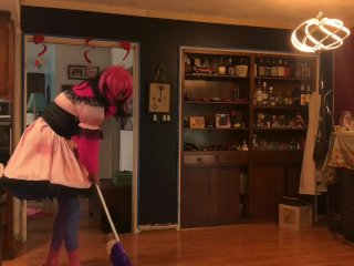 Sweater Sissy Cleans Floor(sissy Maid)