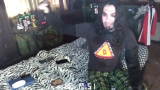 Ska Fest # 6 VOLLEDIGE man slikt zijn eigen sperma op webcam show