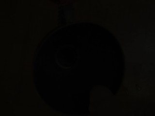 Spurting load ofcum and piss into funnel slut's tunnel gag