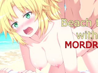 Viaje a La Playa Con Mordred - Hentai JOI (Elección Patreon)