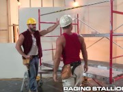 Preview 1 of RagingStallion - BBC Construction Boss Disciplines Employee