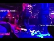 Preview 3 of Viral video Mrsfeedme & Tender Montana public strip club