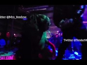 Preview 5 of Viral video Mrsfeedme & Tender Montana public strip club
