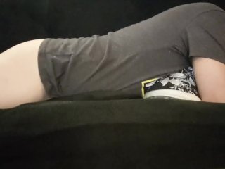 Study of the Beauty of Male Arousal - Spraying cumshot from humping_@11:46