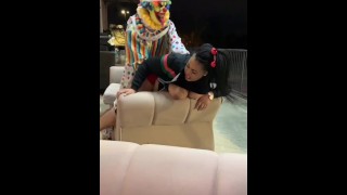 Who knew a clown could get this much ass!