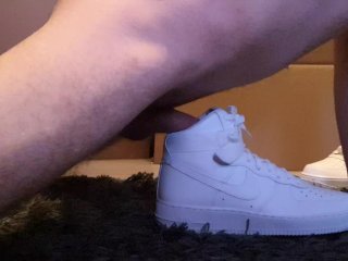 4K - Fuck and Cum Hard Inside_Nike Airforce_1 Sneaker