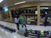 Preview 2 of HUNT4K. Couple is tired of bowling, guy wants money