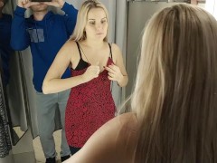 Video Caught In The Dressing Room During a Blowjob - Letty Black