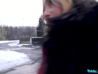 FakeHub: French blondie Jennifer gets picked up from the road & fucked hard