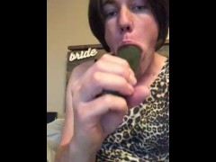 Sissy Fuckkking Vegetables