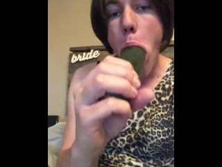 Sissy Fuckkking Vegetables