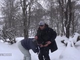 Student during ski lesson want to suck and fuck professor