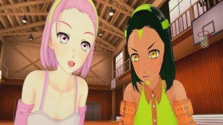 Sex With Reimi And Ermes In 3D Hentai Futa Jojo's Bizarre Adventure
