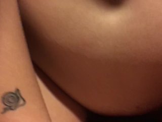 big tits, tattooed women, slow fuck, pov