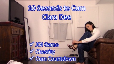 Clara Dee - Jeux Chastity 4 - 10 Secondes pour Cum - Jeu JOI, Compte à rebours Cum