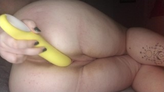Pounding my pussy with my new toy!