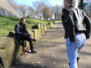 Extrem Public.Im Wald eine blonde Fickschlampe voll gewichst screenshot number 0