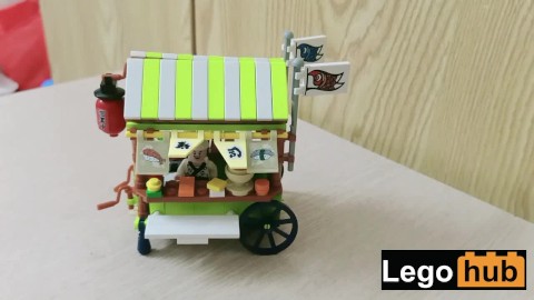 Building Sembo 601102 (2019) - Moving Food Stall (set 3 out of 4)