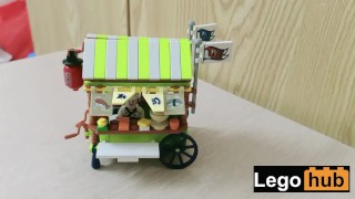 Building Sembo 601102 (2019) - Moving Food Stall (набор 3 из 4)