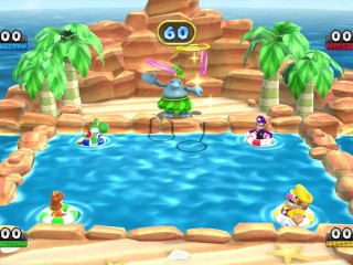 Mario Party 9 с плохим звуком и без контроллеров Wii