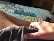 Preview 5 of First Cumshot in 2 Weeks, Huge Load on my abs