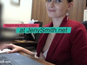 Preview 5 of I've got a job. Jeny Smith gets naked at her new job. 