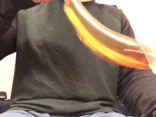 Glass Dildo Suck & Fuck Stranger Mesmerize