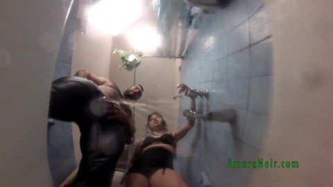 Bathing in Filth- Amara Noir & Jaxton Wheeler POV bi toilet cuck