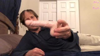 Guy Mouth Fucks Boyfriend With Dildo POV